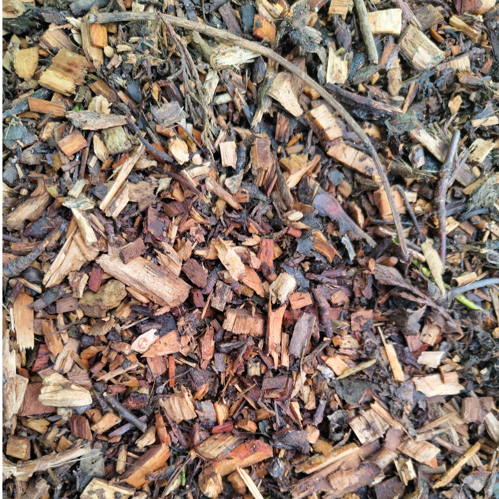 Woodland chippings